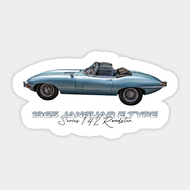 1965 Jaguar E Type Series 1 4.2 Roadster Sticker by Gestalt Imagery